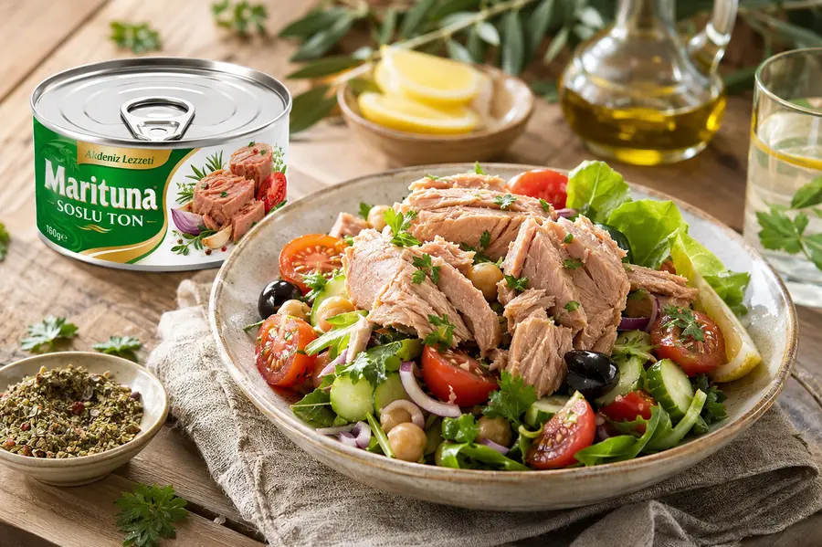 Thunfisch-Reis mediterraner Art