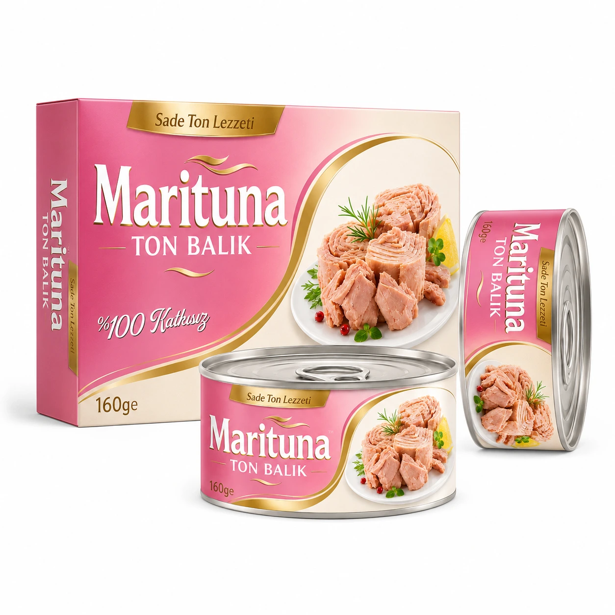 Scatola di tonno light Marituna, tonno senza olio in salamoia
