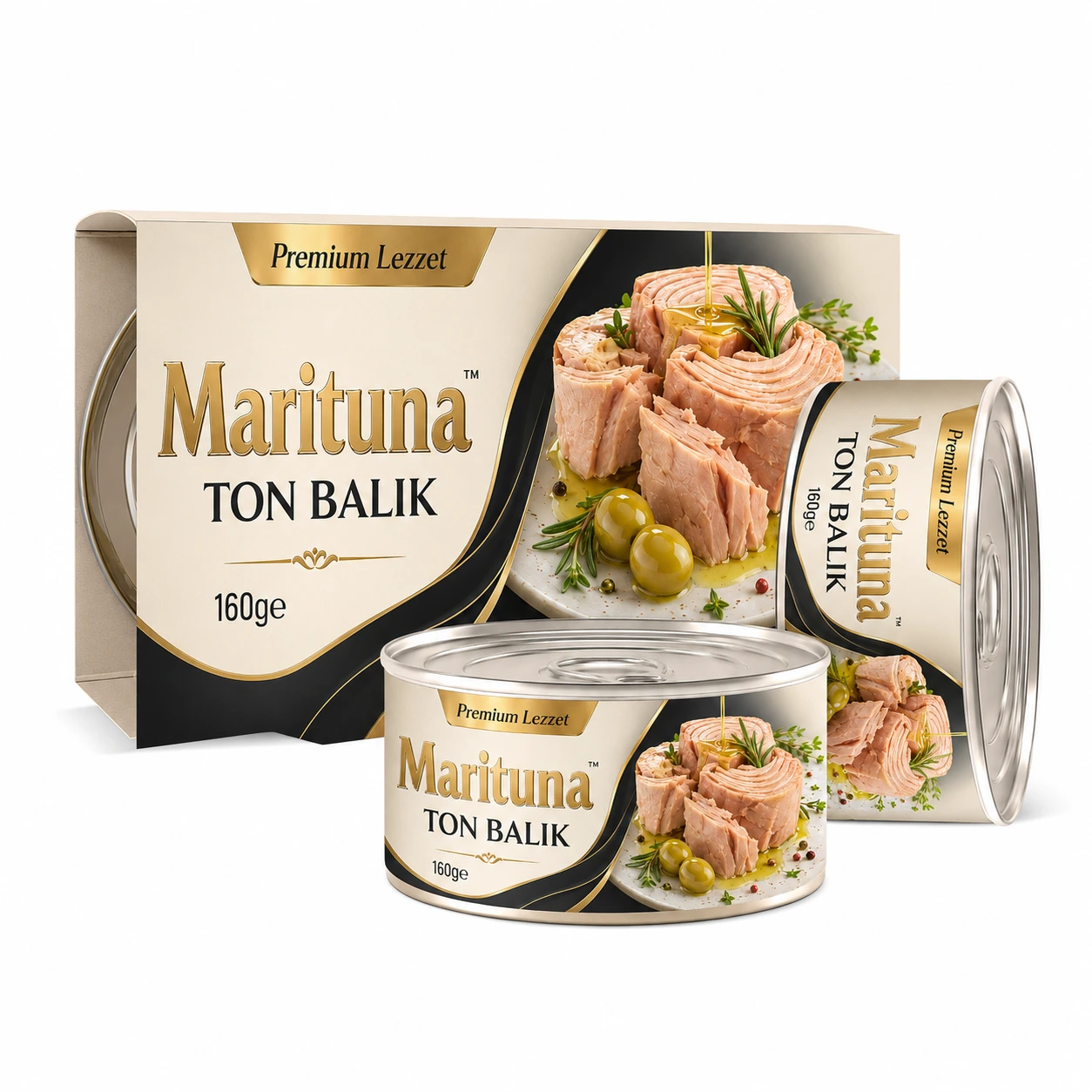 Tonno in scatola Marituna all'olio d'oliva, conserva di tonno in filetto intero