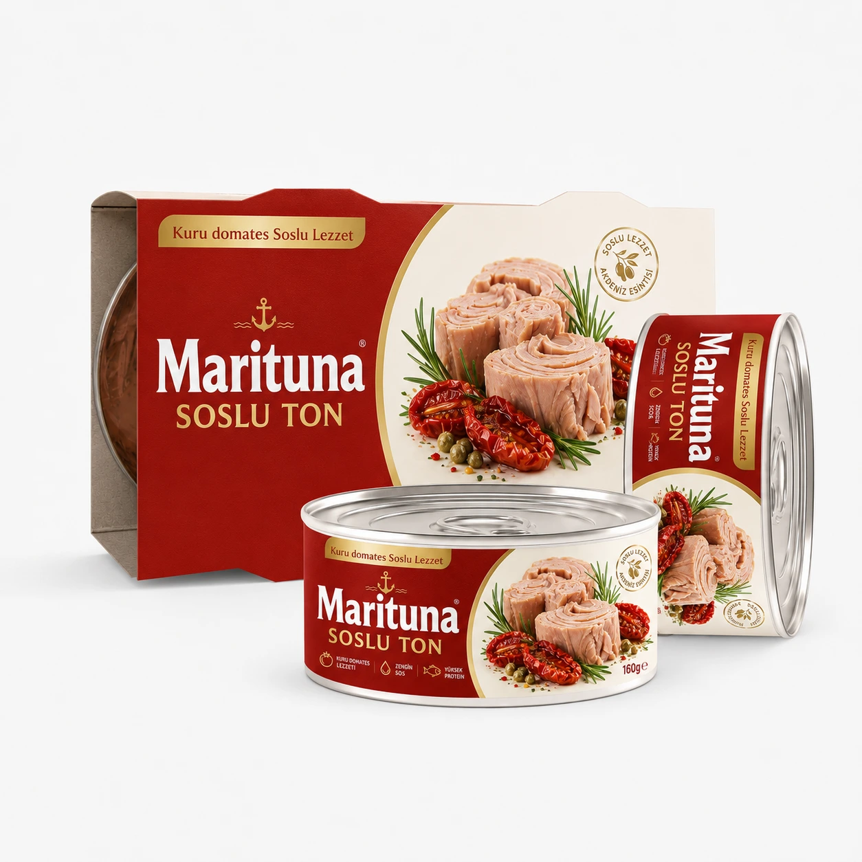 Кутия риба тон Marituna със сос от слънчево изсушени домати
